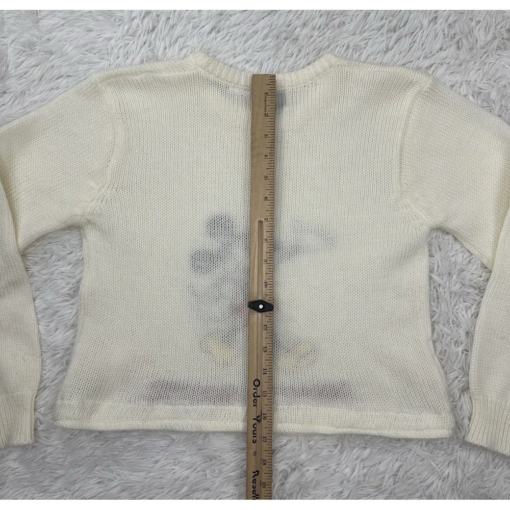 Vintage 60-70s Mickey Mouse Disney V Neck Tennis Golf Sweater Size‎ 11-12 Kids - Picture 9 of 9